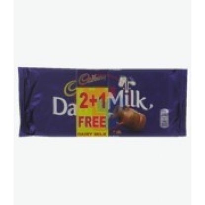 Picture of CADBURY DAIRY MILK 2+1FREE 110